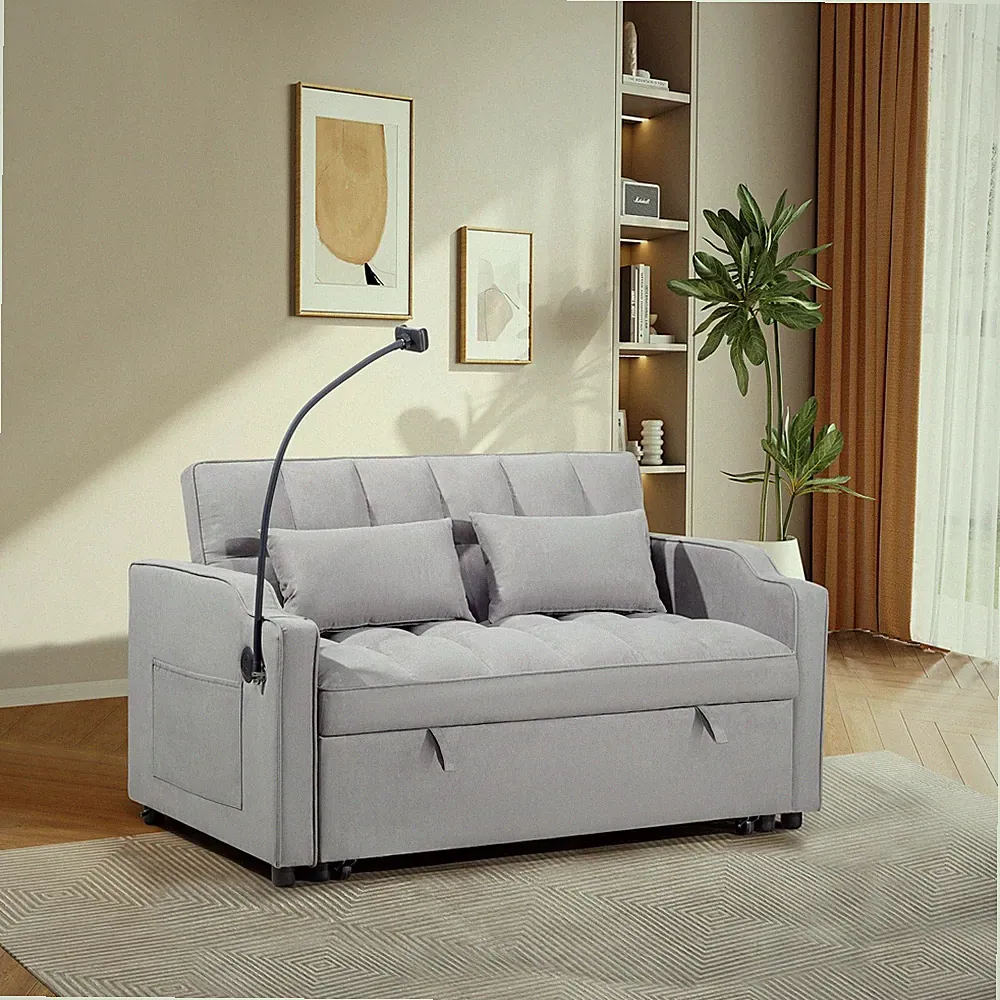 Suede Loveseat