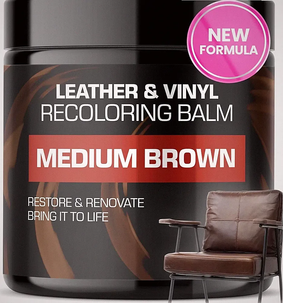 Leather Recoloring Balm, Color Restorer, Scratch Remover, Couch Paint and Repair