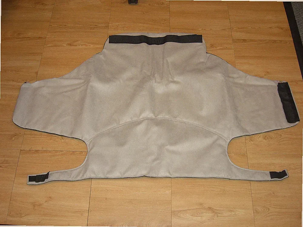 NEW in BOX HUMAN TOUCH Perfect Chair Bone MicroSuede Back Cover Only - NO CHAIR