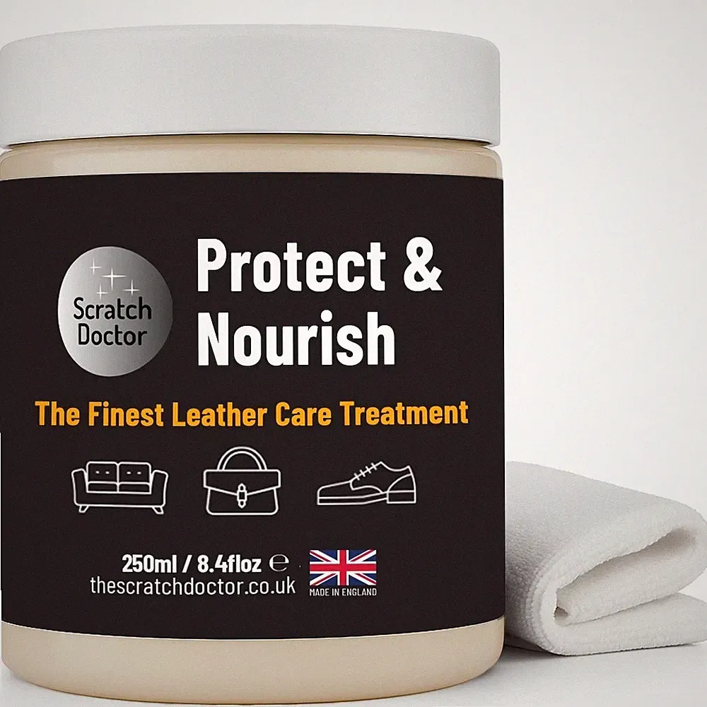 Protect & Nourish Leather Conditioner 250ml Natural Restorer for Sofa Bags Shoes
