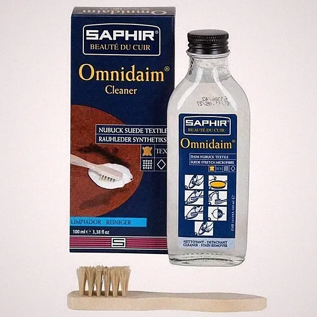 Saphir Omnidaim - Suede and Nubuck Cleaner (3.52 oz/100 mL)