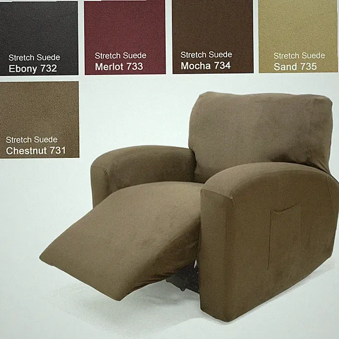 Stretch Suede Recliner Cover