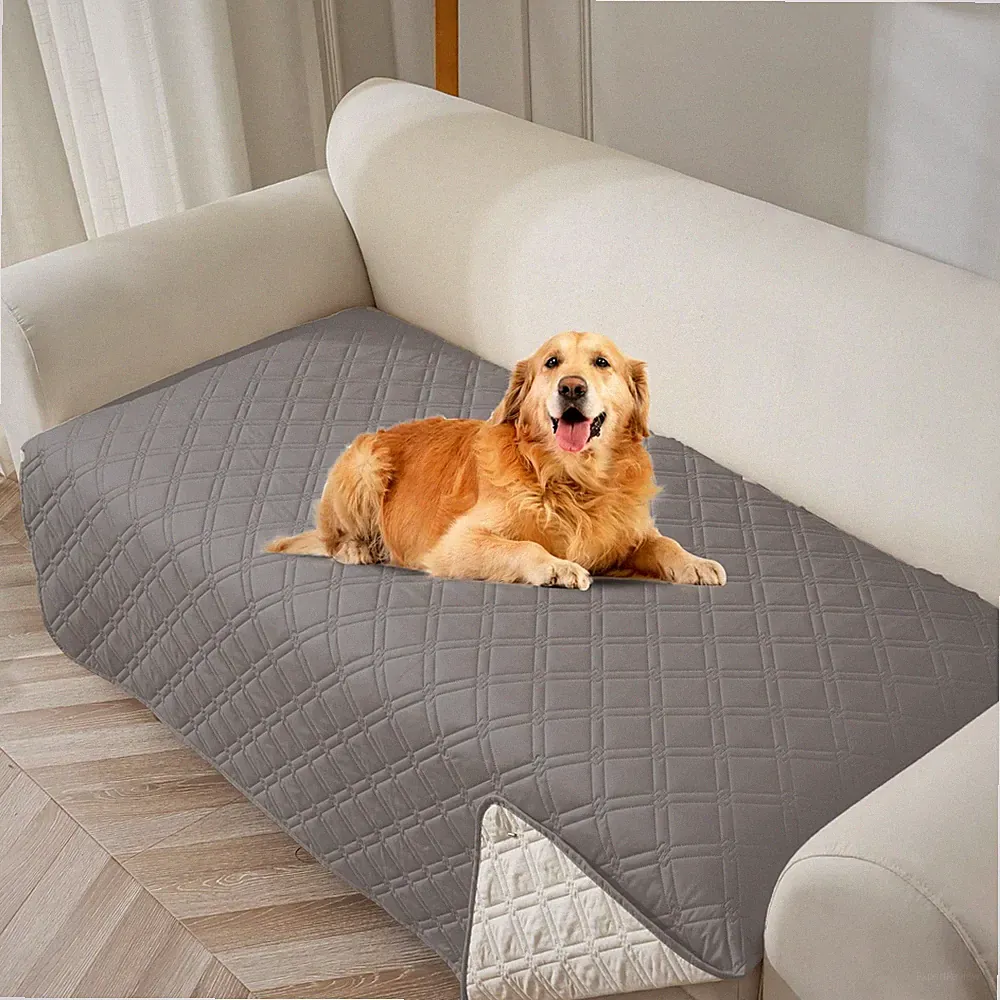 Waterproof Couch Cover, Washable Anti-Slip 67 inch Sofa Covers with 3 Cushion...